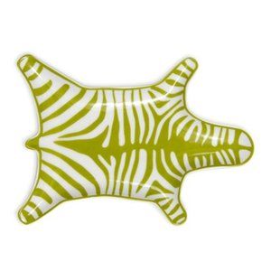 Jonathan Adler Green Zebra Stacking Dish